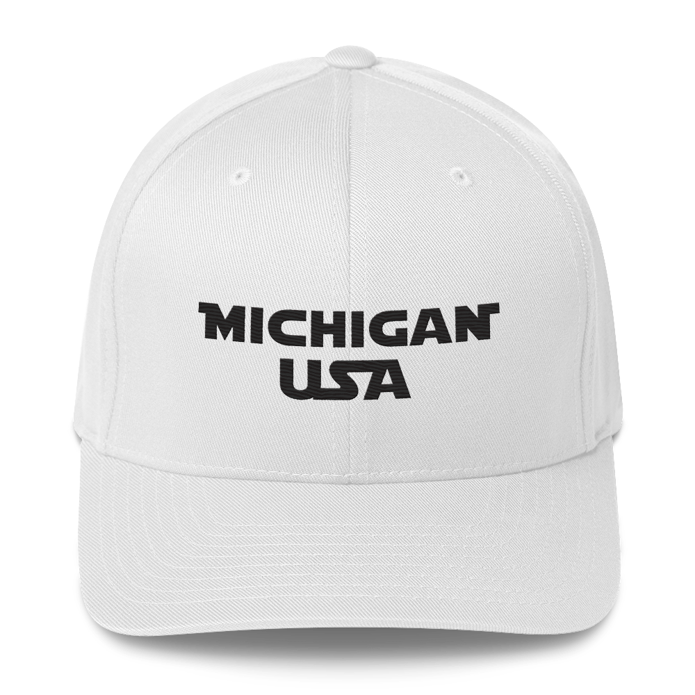 'Michigan USA' Fitted Baseball Cap | Epic Sci-Fi Parody