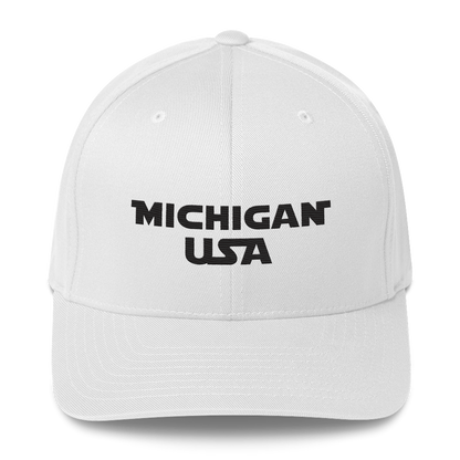 'Michigan USA' Fitted Baseball Cap | Epic Sci-Fi Parody