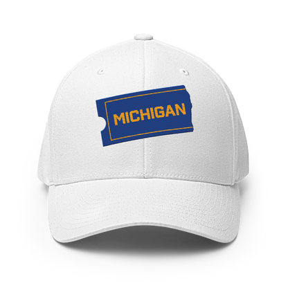 'Michigan' Fitted Baseball Cap | Video Rental Parody