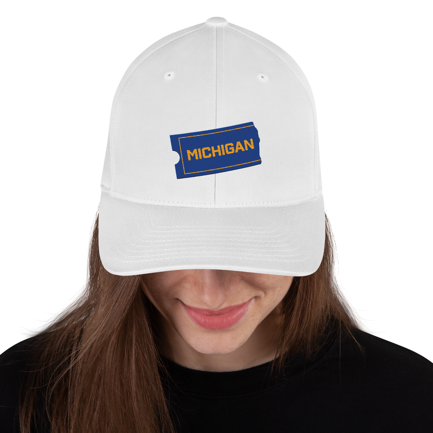 'Michigan' Fitted Baseball Cap | Video Rental Parody