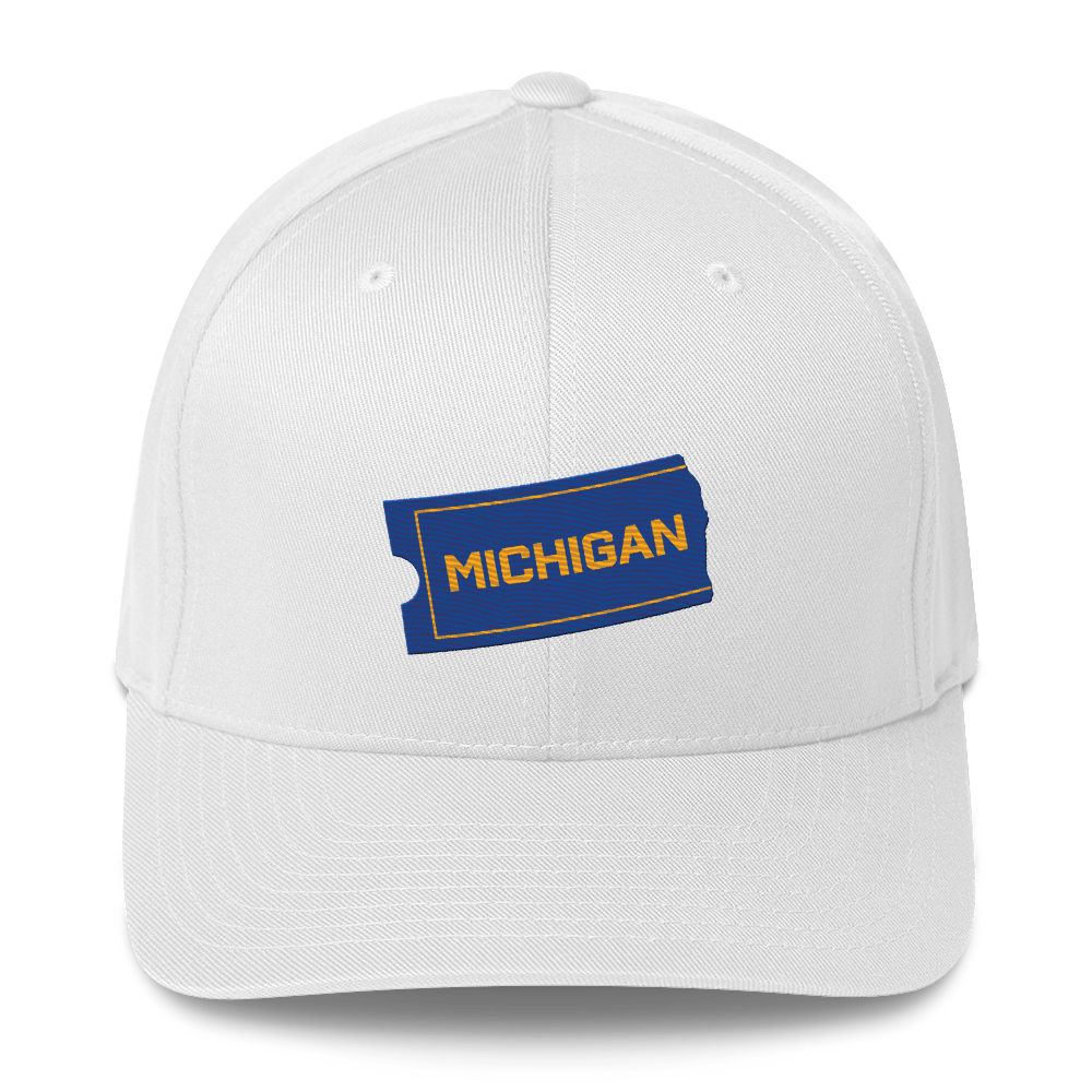 'Michigan' Fitted Baseball Cap | Video Rental Parody