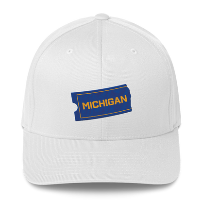 'Michigan' Fitted Baseball Cap | Video Rental Parody