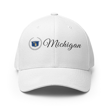 'Michigan' Fitted Baseball Cap | Luxury Auto Parody