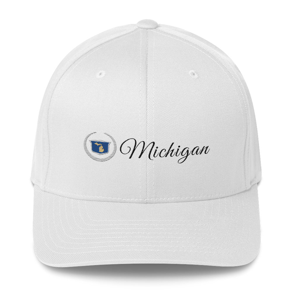 'Michigan' Fitted Baseball Cap | Luxury Auto Parody