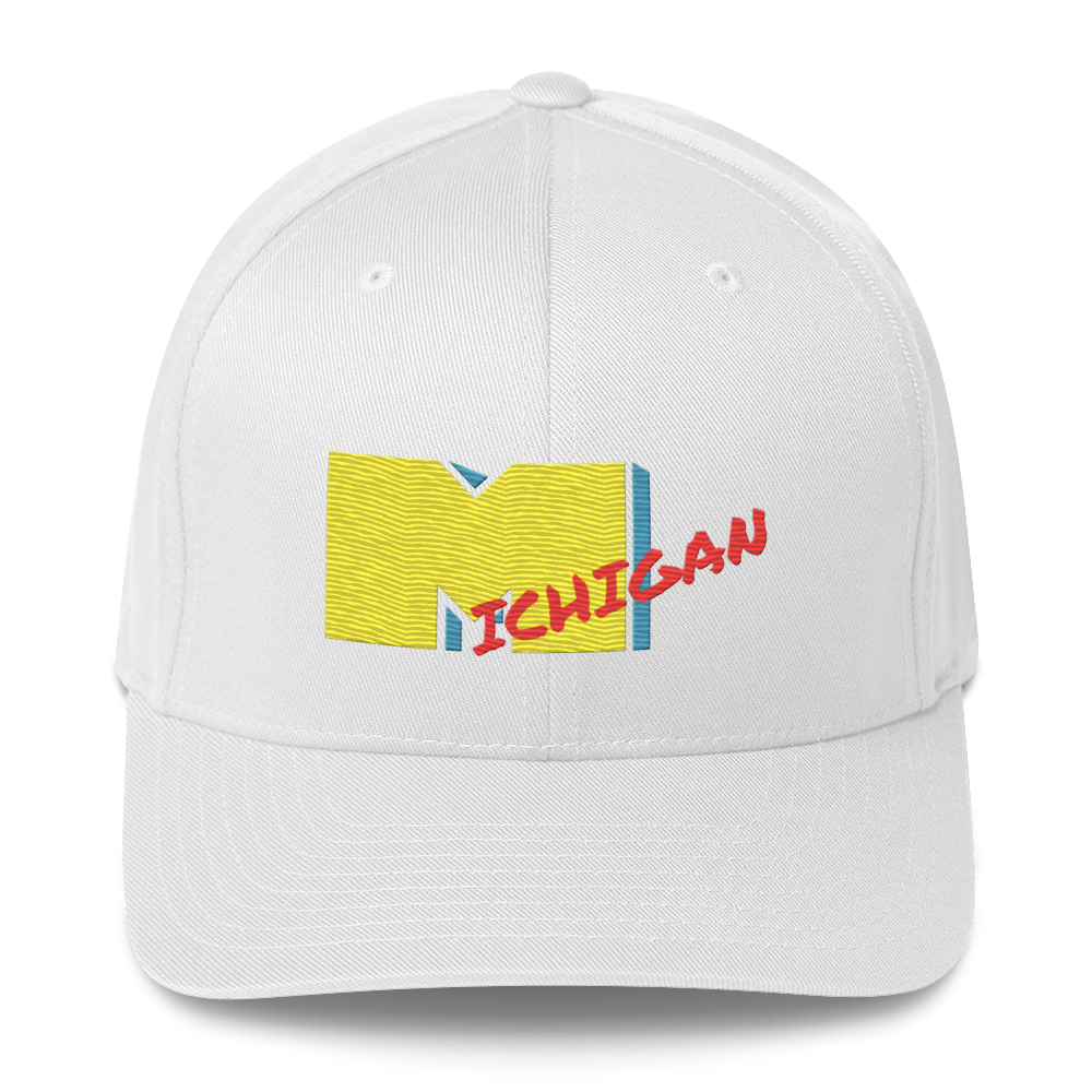 'Michigan' Fitted Baseball Cap | Music TV Parody