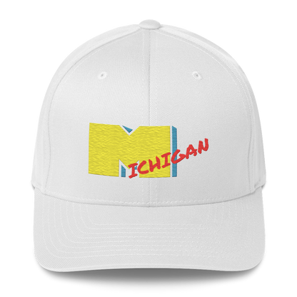 'Michigan' Fitted Baseball Cap | Music TV Parody