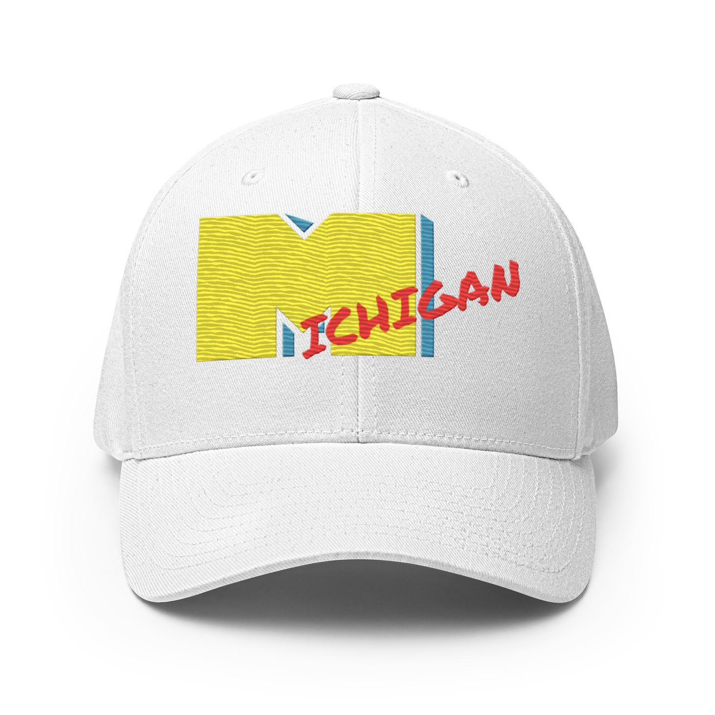 'Michigan' Fitted Baseball Cap | Music TV Parody