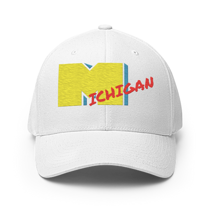 'Michigan' Fitted Baseball Cap | Music TV Parody