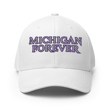 'Michigan Forever' Fitted Baseball Cap | African Cat Parody