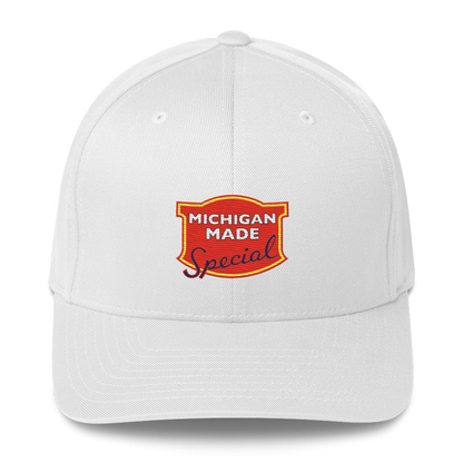 'Michigan' Fitted Baseball Cap | Potato Chip Parody