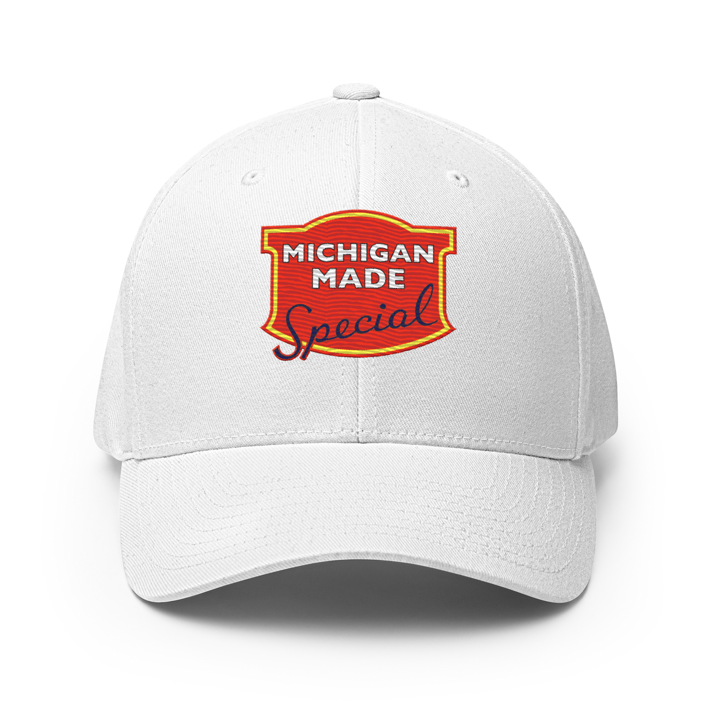 'Michigan' Fitted Baseball Cap | Potato Chip Parody