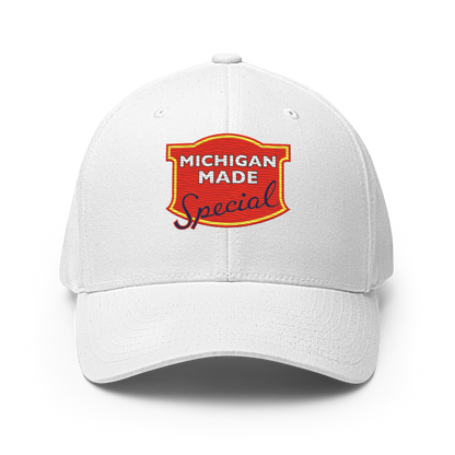 'Michigan' Fitted Baseball Cap | Potato Chip Parody