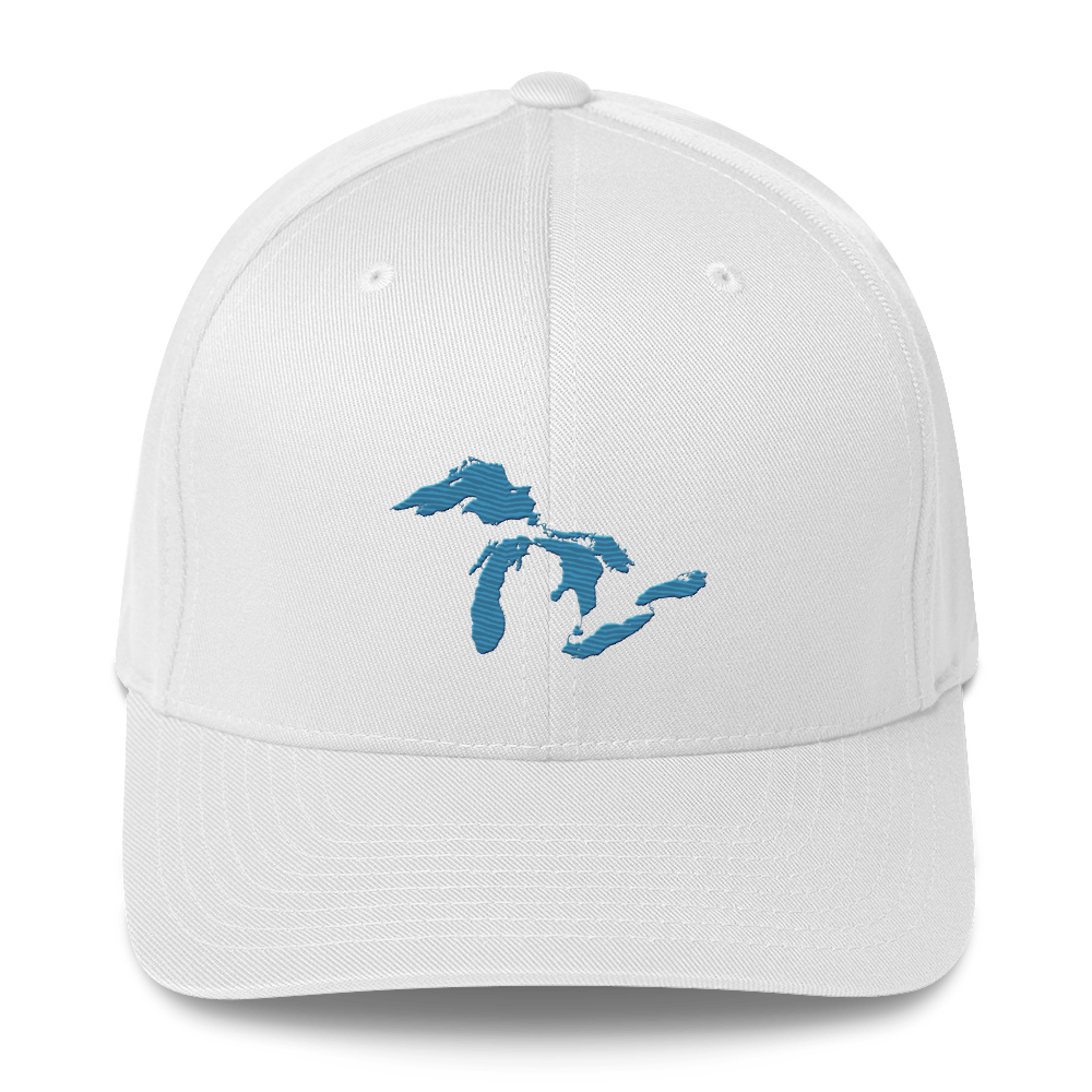 Great Lakes Fitted Baseball Cap | Traverse Blue