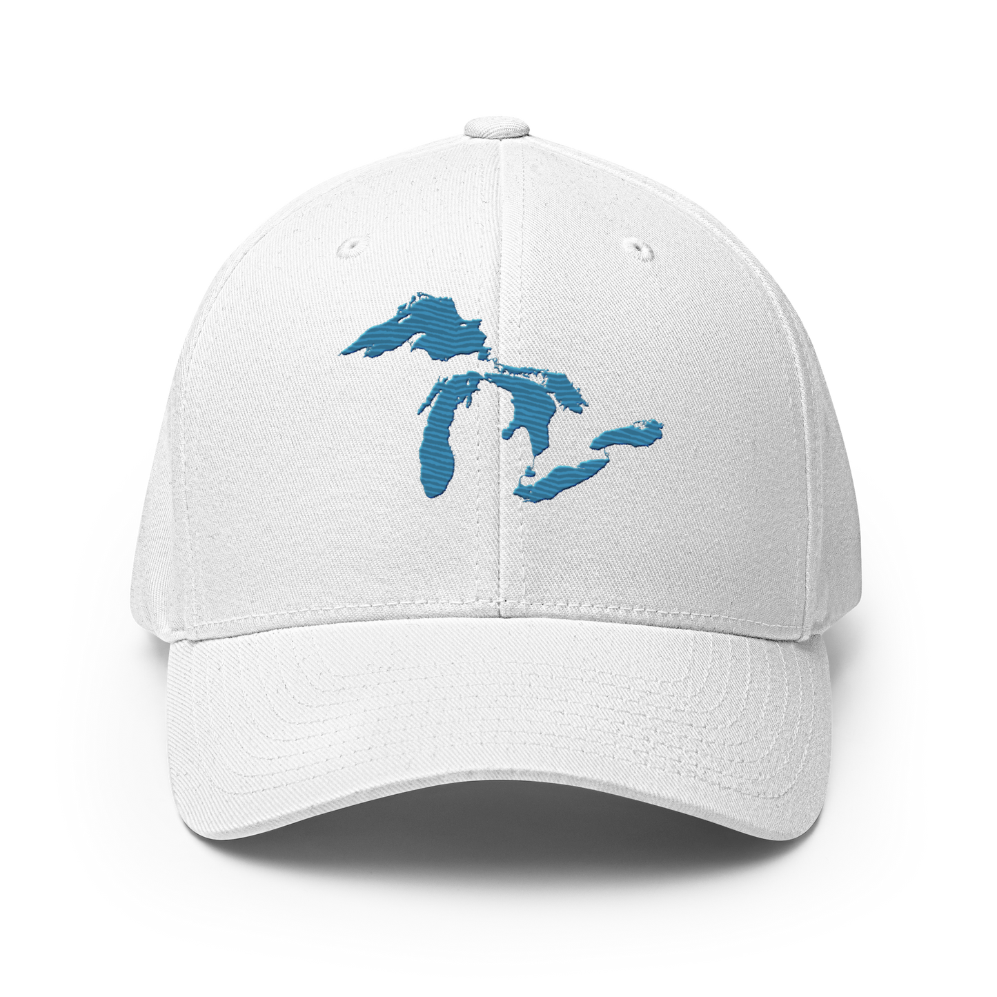 Great Lakes Fitted Baseball Cap | Traverse Blue