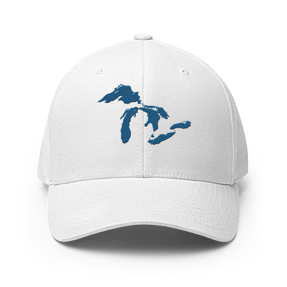 Great Lakes Fitted Baseball Cap | Blueberry