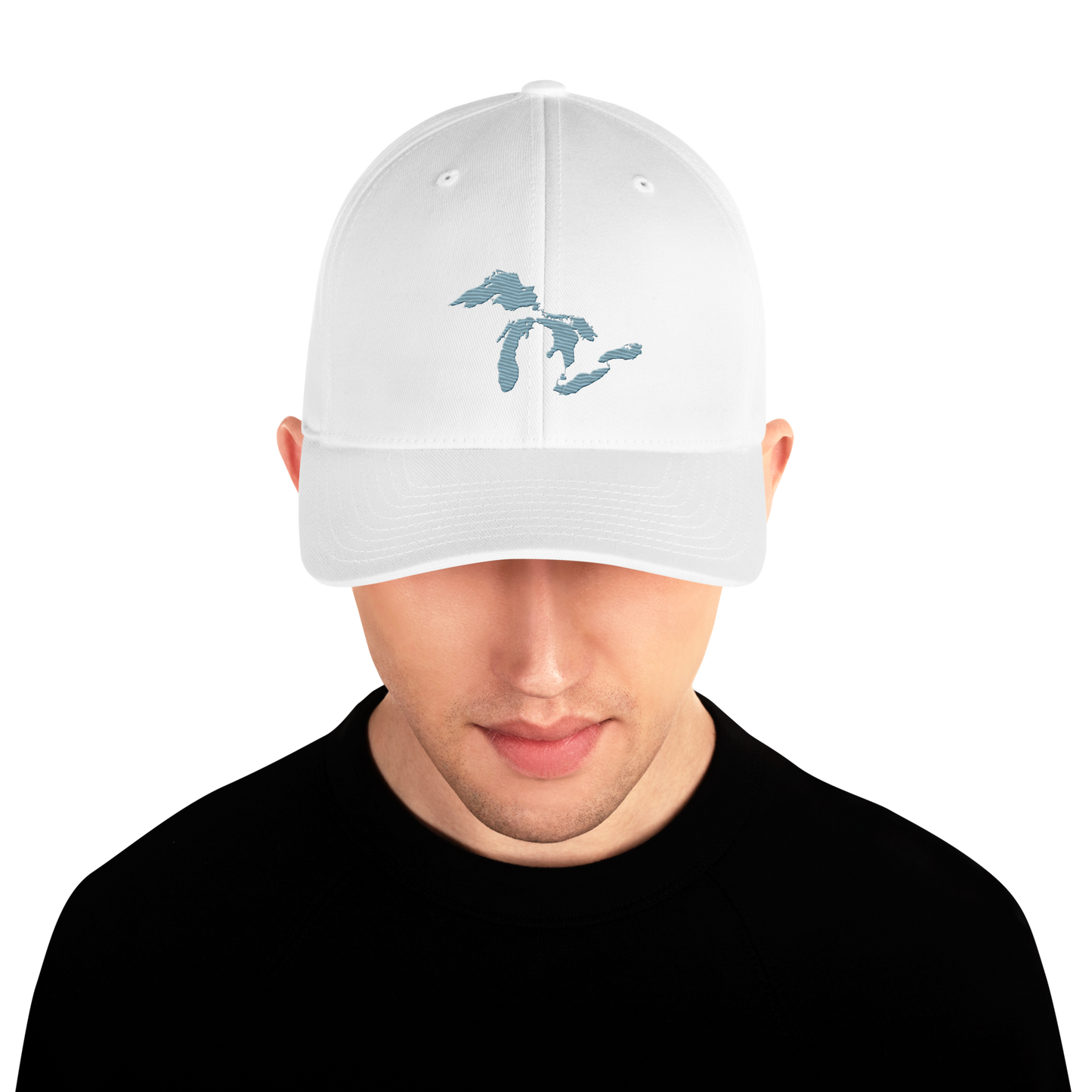 Great Lakes Fitted Baseball Cap | Opal Blue