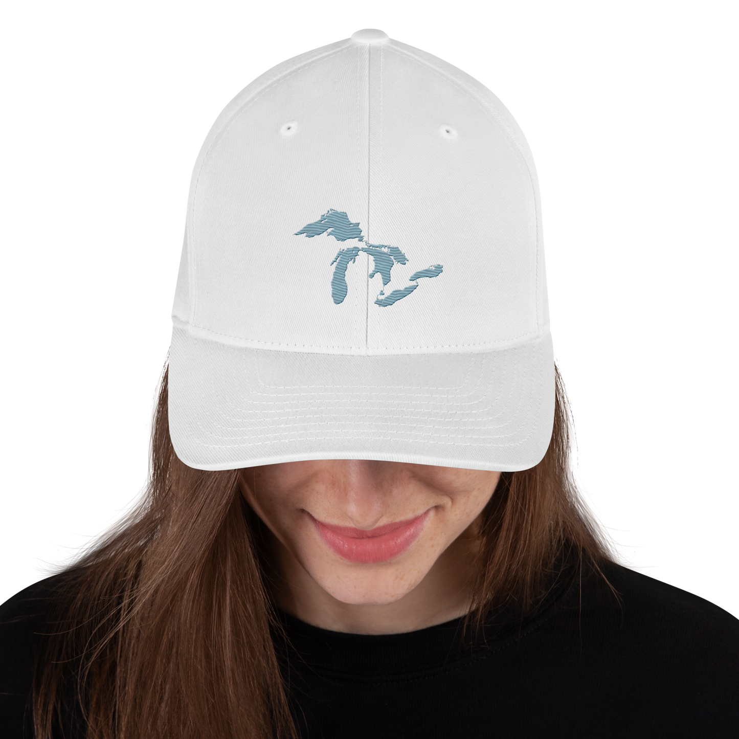 Great Lakes Fitted Baseball Cap | Opal Blue