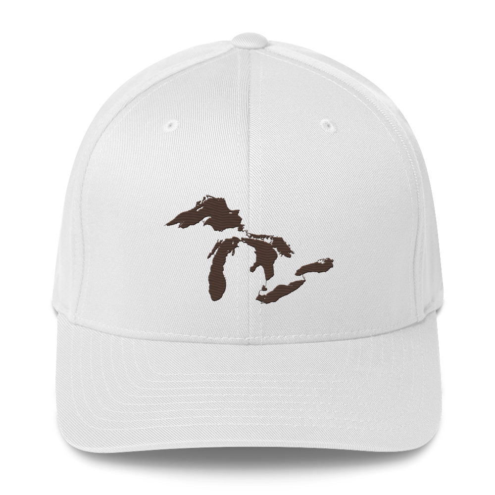 Great Lakes Fitted Baseball Cap | Hickory Brown
