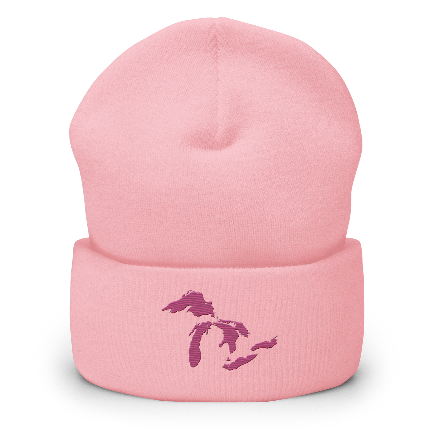 Great Lakes Cuffed Beanie (Apple Blossom Pink)