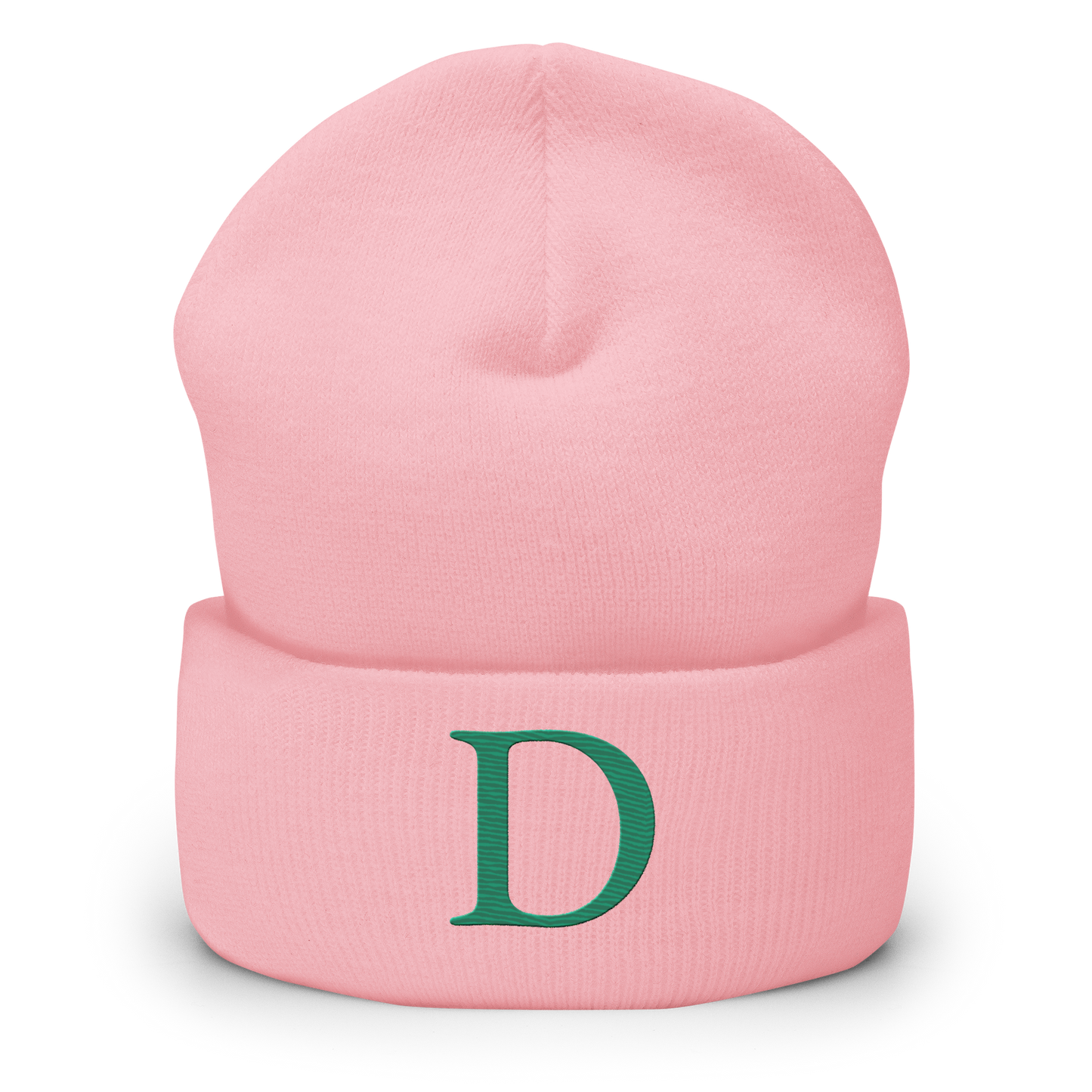 Detroit 'Old French D' Cuffed Beanie (Emerald Green)