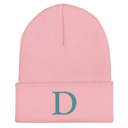 Detroit 'Old French D' Cuffed Beanie (Huron Blue)