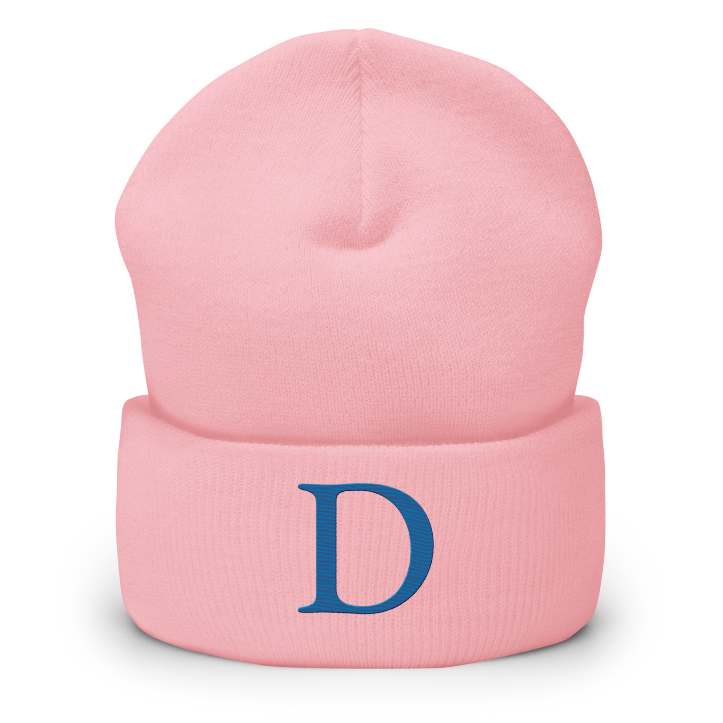 Detroit 'Old French D' Cuffed Beanie (Azure)