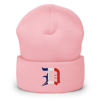 Detroit 'Old English D' Cuffed Beanie (French Edition)