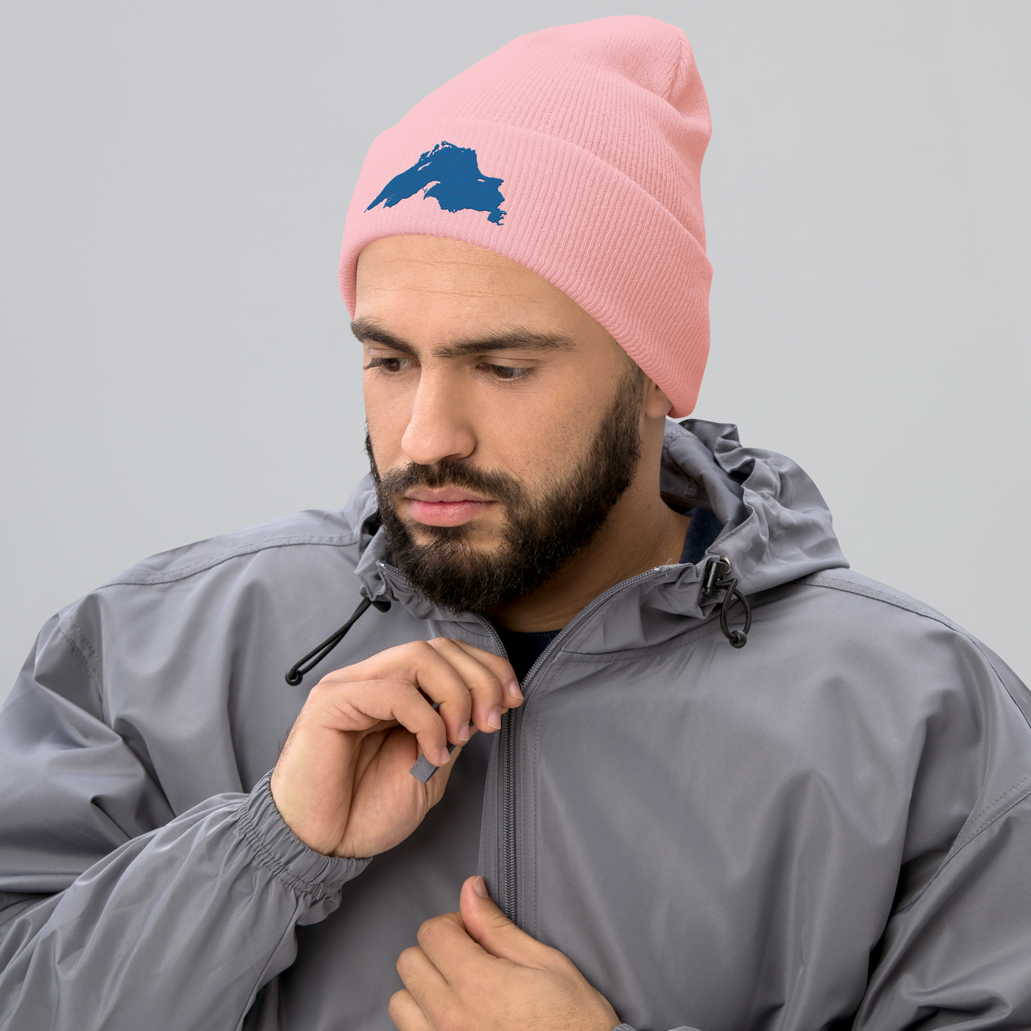 Lake Superior Cuffed Beanie | Azure