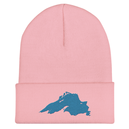 Lake Superior Cuffed Beanie | Traverse Blue