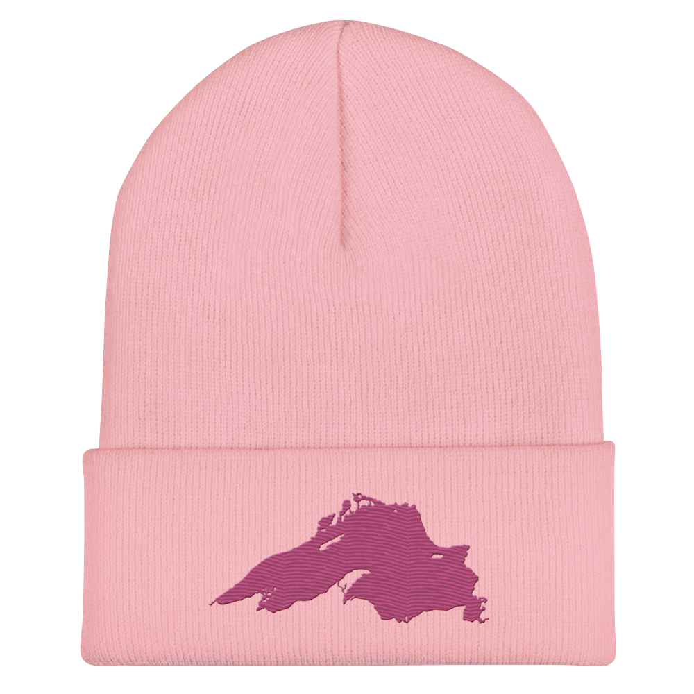 Lake Superior Cuffed Beanie | Apple Blossom Pink