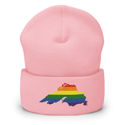 Lake Superior Cuffed Beanie | Rainbow Pride Edition