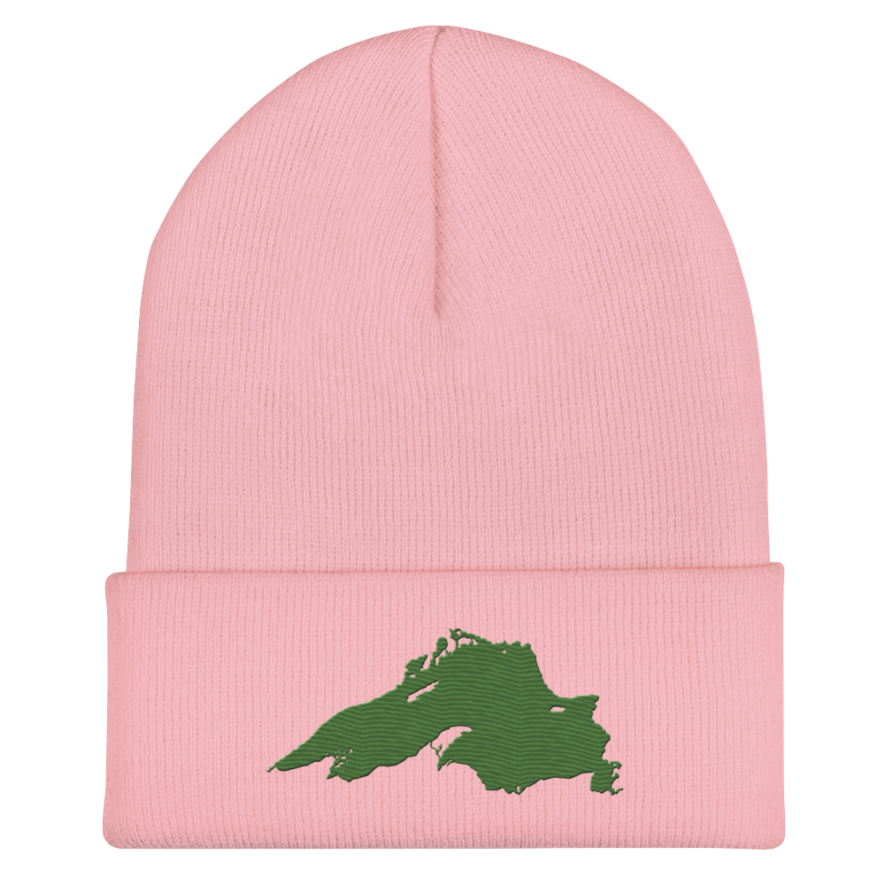 Lake Superior Cuffed Beanie | Pine Green