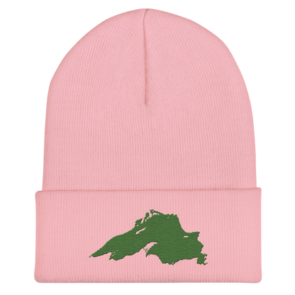 Lake Superior Cuffed Beanie | Pine Green