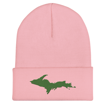 Upper Peninsula Cuffed Beanie | Pine Green