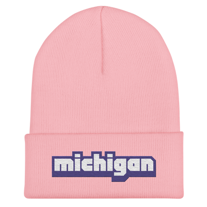 'Michigan' Cuffed Beanie | Livestreaming Parody