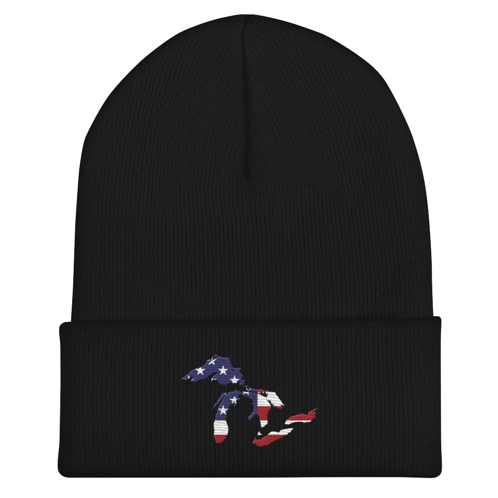 Great Lakes Cuffed Winter Beanie (Patriotic Edition)