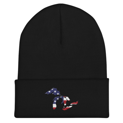 Great Lakes Cuffed Winter Beanie (Patriotic Edition)