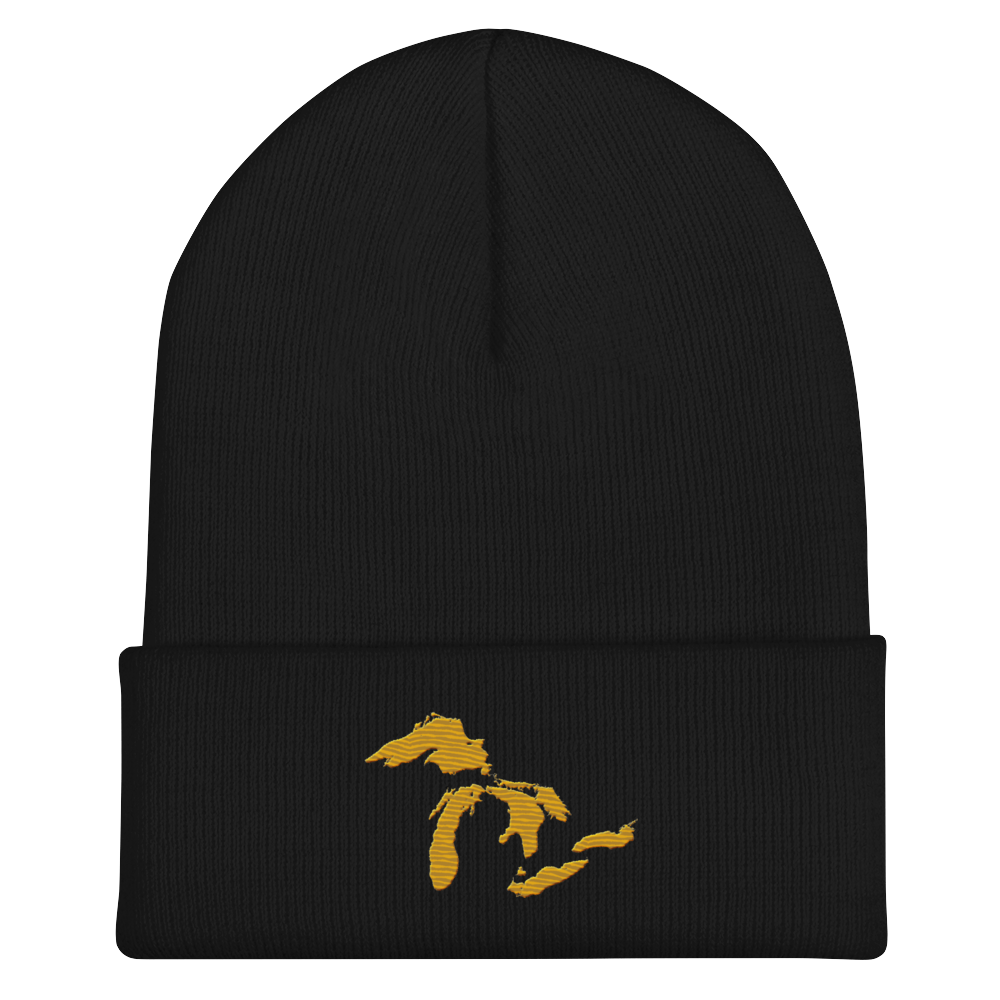 Great Lakes Cuffed Beanie (Gold)