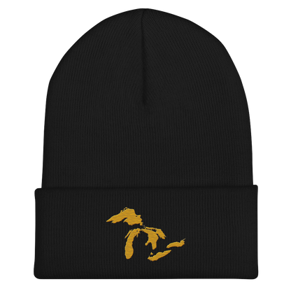 Great Lakes Cuffed Beanie (Gold)