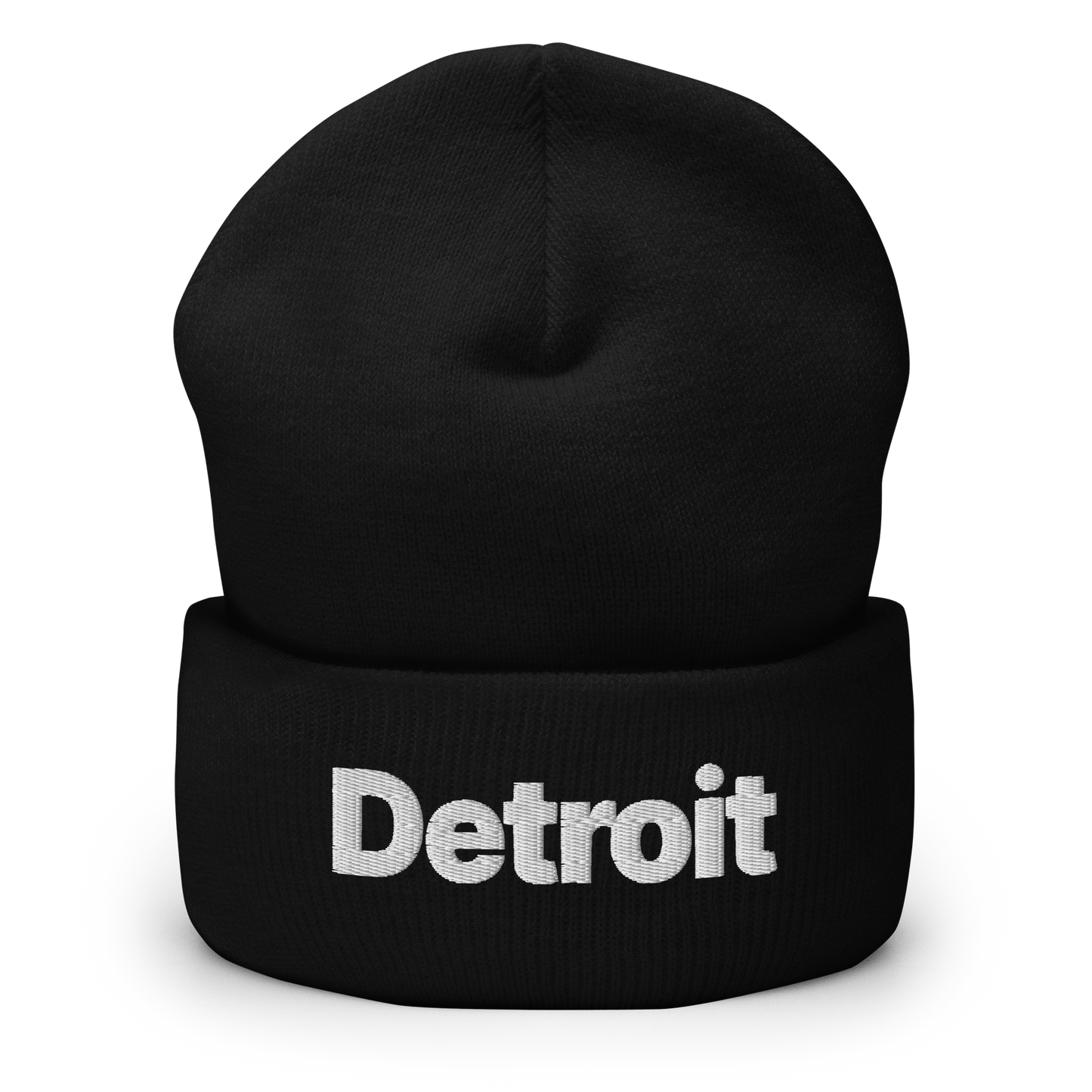 'Detroit' Cuffed Beanie (Small SUV Font)