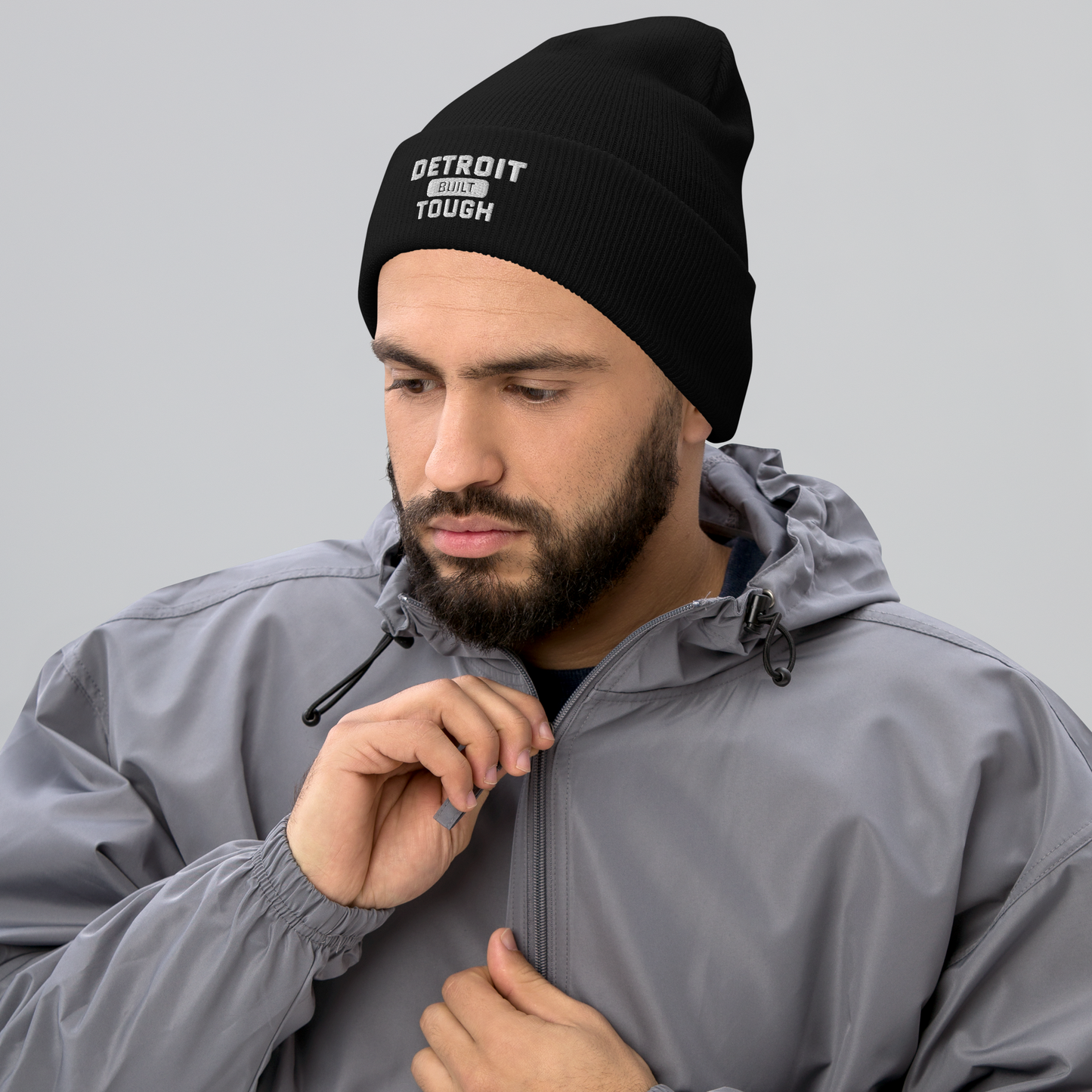 'Built Detroit Tough' Cuffed Beanie