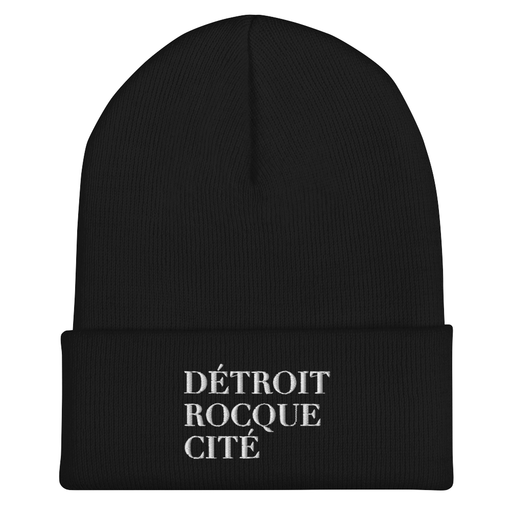 'Détroit Rocque Cité' Cuffed Beanie