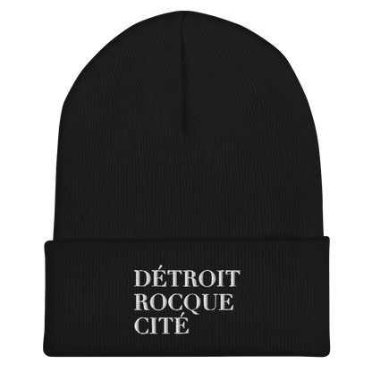 'Détroit Rocque Cité' Cuffed Beanie