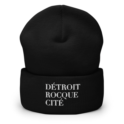 'Détroit Rocque Cité' Cuffed Beanie