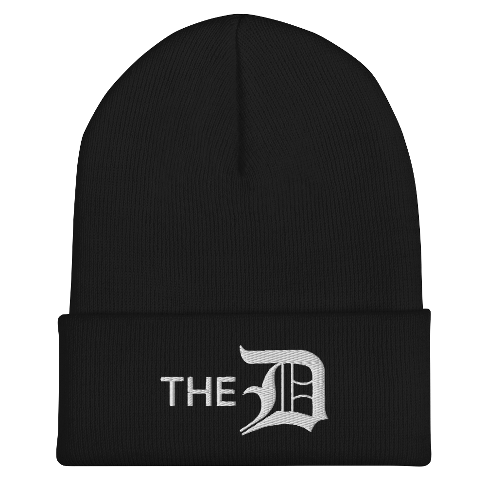 'The D' Cuffed Beanie (w/ Old English 'D')