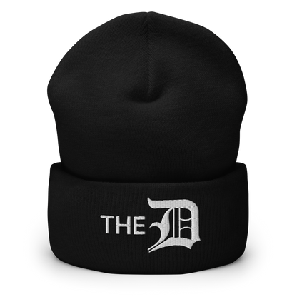 'The D' Cuffed Beanie (w/ Old English 'D')