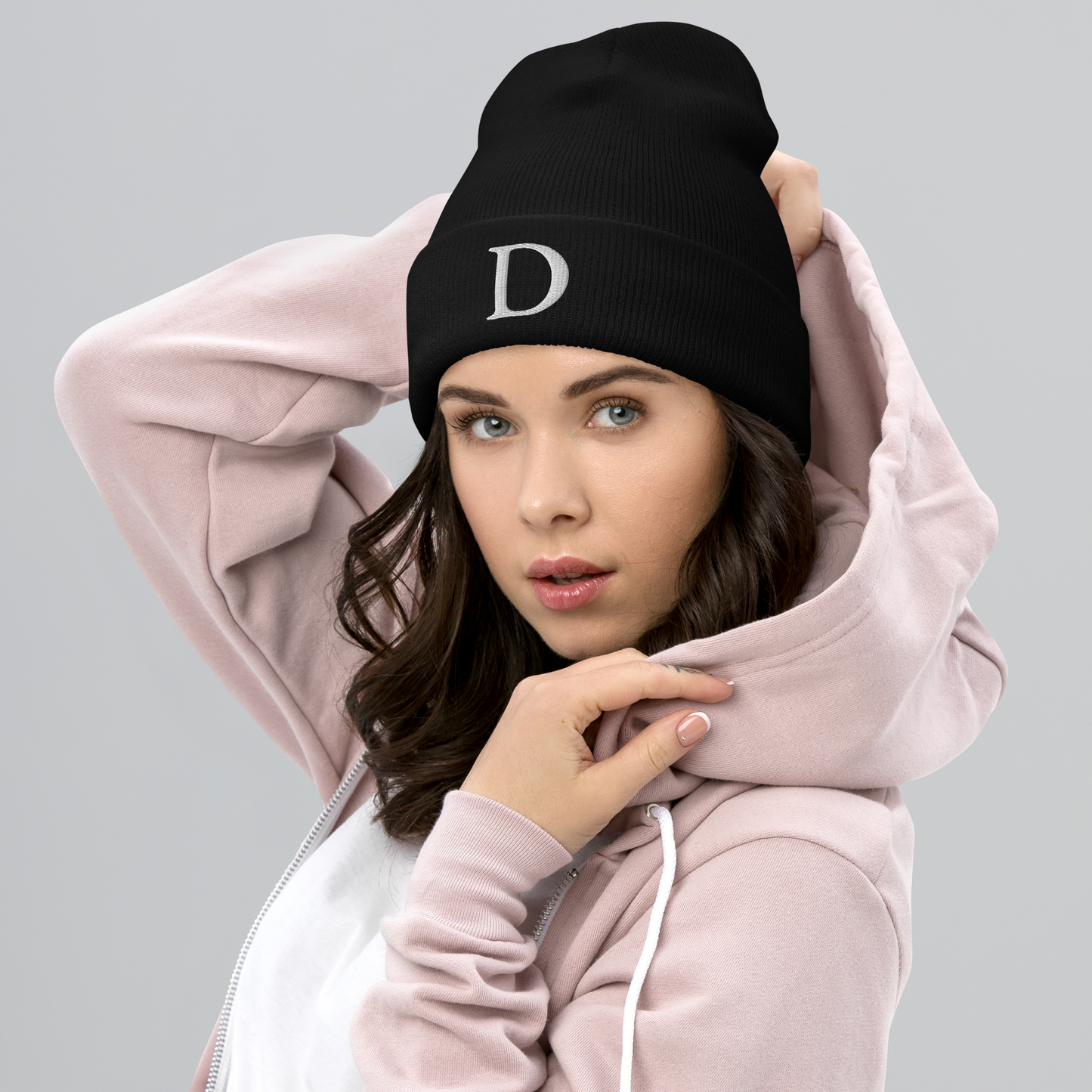 Detroit 'Old French D' Cuffed Beanie