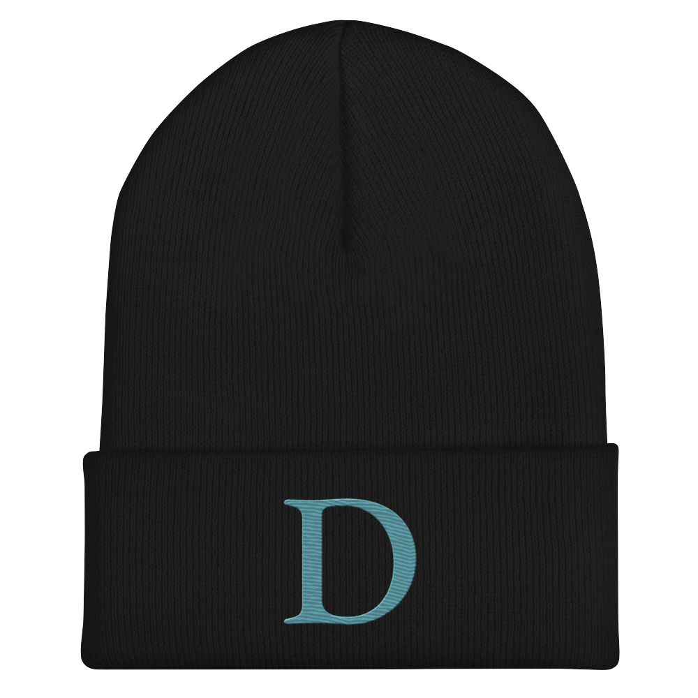 Detroit 'Old French D' Cuffed Beanie (Huron Blue)