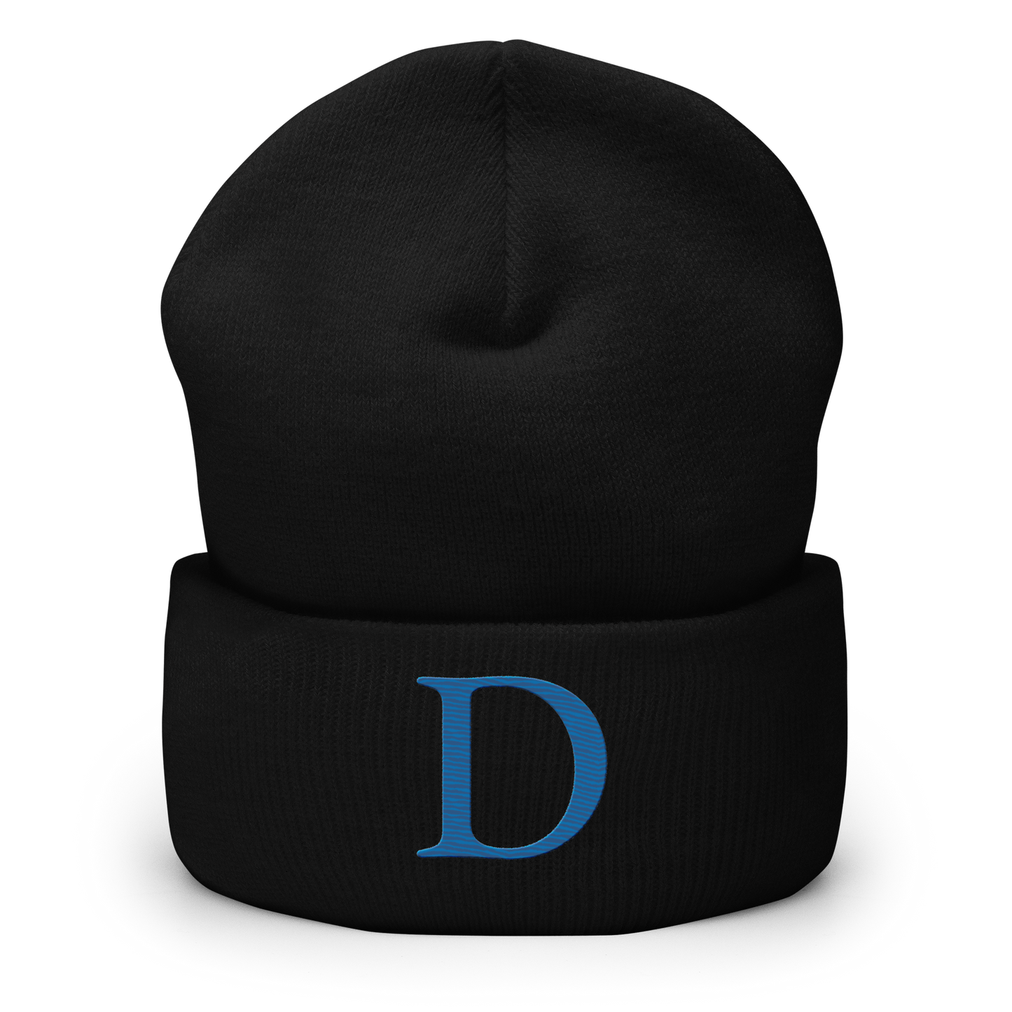 Detroit 'Old French D' Cuffed Beanie (Azure)