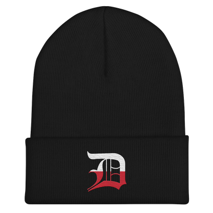 Detroit 'Old English D' Cuffed Beanie (Polish Edition)